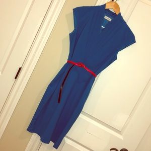 Blue Calvin Klein dress